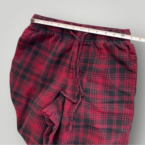 🟢5/$25  Croft & Barrow Red/Black Plaid Pajama Bottoms Pants - Picture 8 of 8